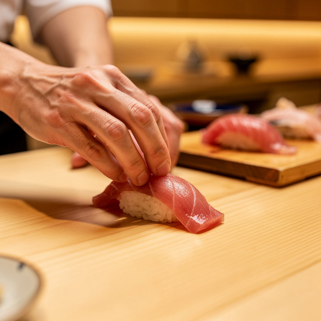 Omakase Sushi Restaurant intimate counter dining with direct chef interaction in New York