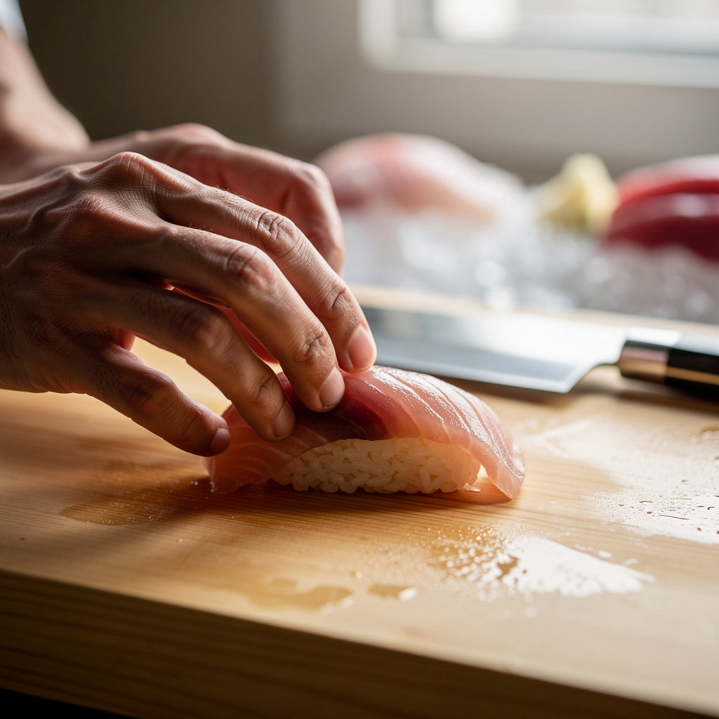 Omakase Sushi Restaurant premium fresh fish sourcing and seasonal ingredients from Japan